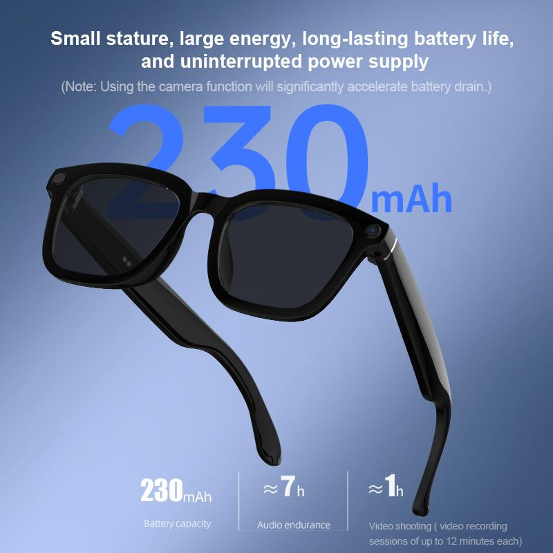 Revolutionary Smart Bluetooth Glasses: Capture Life in 1080P with Built-in Camera and Wireless Audio