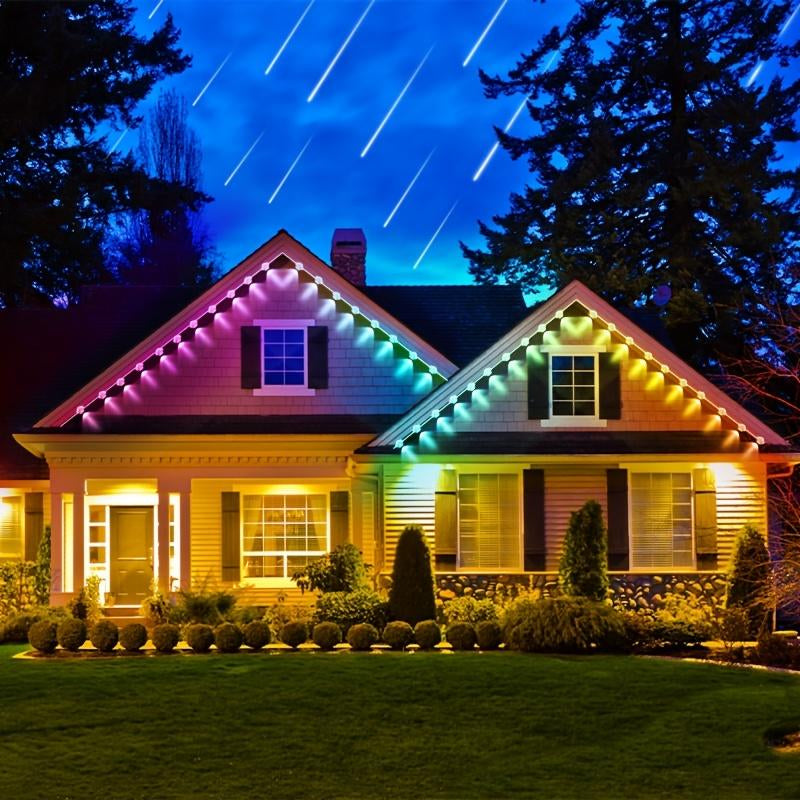50-500 Ft Permanent Outdoor Light,Diy IP67 Waterproof RGB Outdoor LED Permanent Light, Comes with App and Remote Control, Best Choice for Party, Valentine'S Day Decoration, Garden and Gift for Boyfriend or Girlfriend, Patio Outdoor Light, Mutovlin,