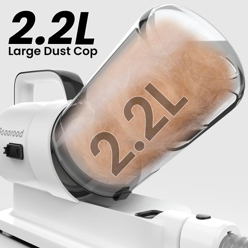 Tiktokshopblackfriday - Geoorood Dog Grooming Vacuum Kit with 13000Pa Suction Power & 2.2L Dust Collection for Furry Animal Cleaning #Tiktokshopcybermonday