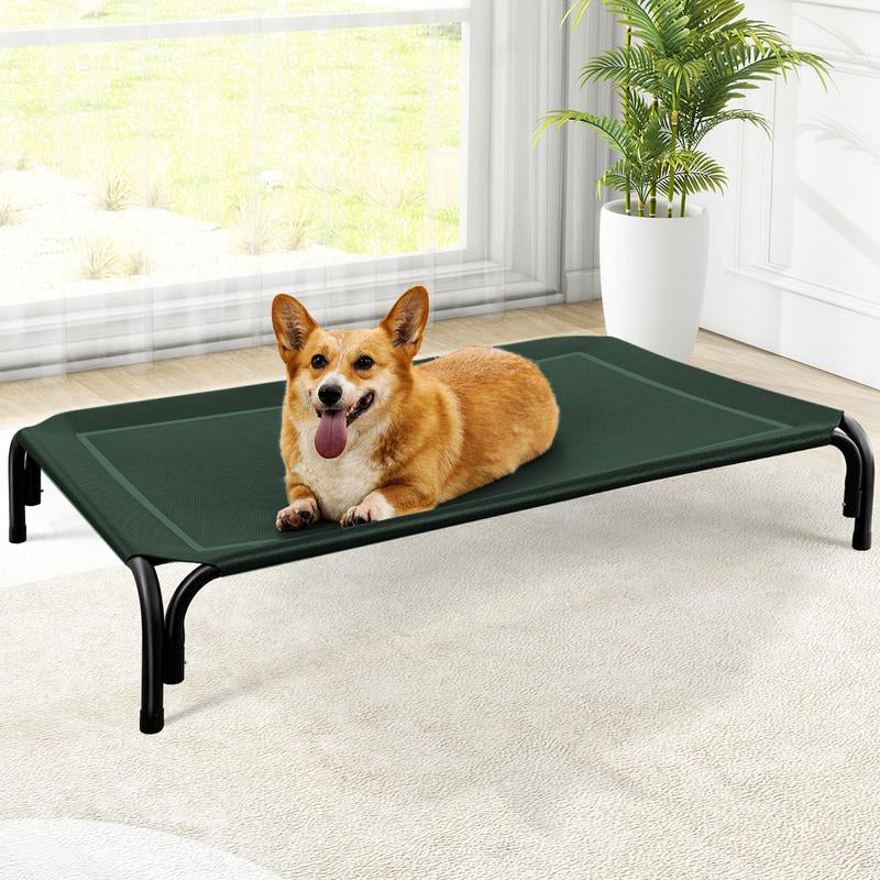 【Tiktokshopblackfriday】 VALUXE Elevated Dog Bed for Large Dogs, Cooling Pet Cot with Breathable Mesh & Durable Frame, Easy to Clean Raised Pet Mats for Indoor & Outdoor Home