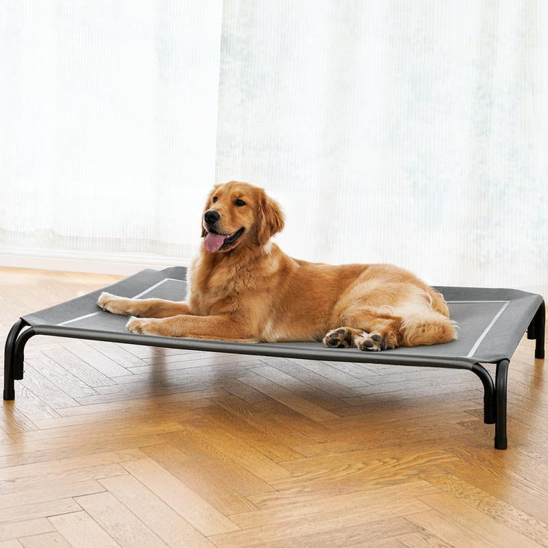 【Tiktokshopblackfriday】 VALUXE Elevated Dog Bed for Large Dogs, Cooling Pet Cot with Breathable Mesh & Durable Frame, Easy to Clean Raised Pet Mats for Indoor & Outdoor Home